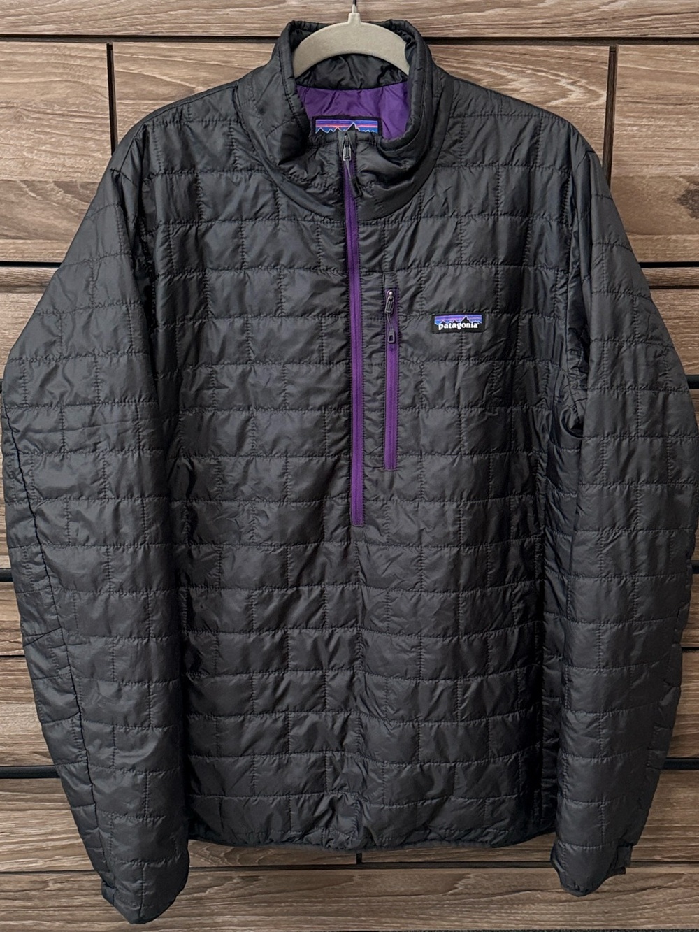 Patagonia Nano Puff Pullover Size Large Ink Black